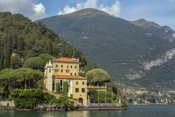 Fototapeta na wymiar Villa del Balbianello at Lake Como, Lenno, Lombardia, Italy.