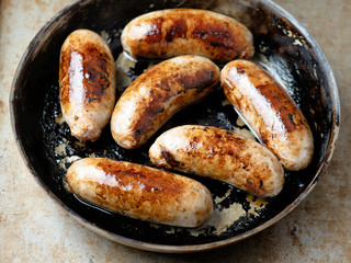 rustic pan roasted sausages