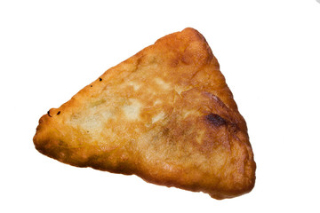 patty pie isolated on white background