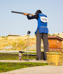 International competition on shooting shooting from a double-barrel rifle Kazakhstan 10/20/2017