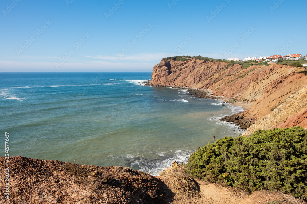 Wall mural s. martinho do porto cliffs