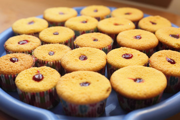 muffin with jam