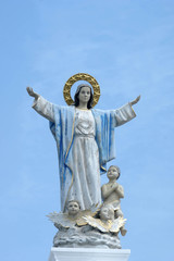 Fototapeta premium Sunday to the house of God