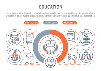 Vector Illustration of Education.