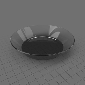Glass bowl