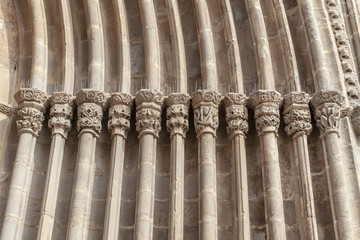 Monastery of Sant Cugat,ancient benedictine abbey,Catalonia,Spain.