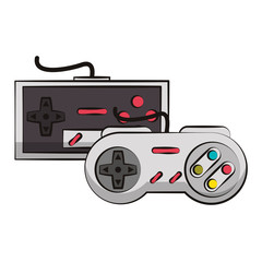 Set Retro gamepads