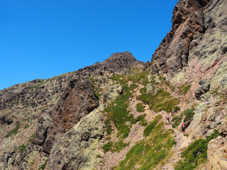 Fototapeta na wymiar Korsika - auf dem Fernwanderweg GR 20