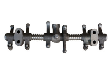 Rocker arm shaft isolated on white background