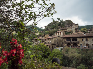 Obraz premium The Catalan village of Rupit i Pruit