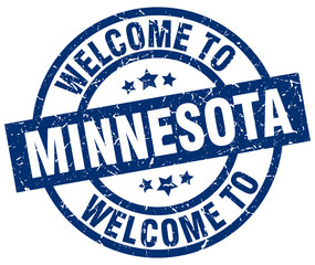 welcome to Minnesota blue stamp
