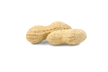 peanuts isolated on white background