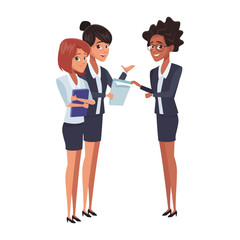 Business meeting cartoon