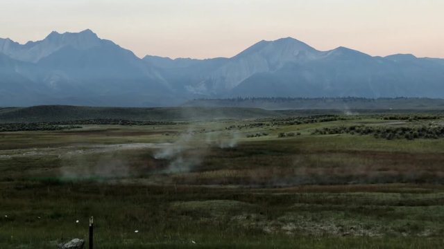 View of the California plains after Lions Fire