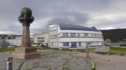 Meridian Monument Hammerfest, Finnmark Norwegen - 224391027