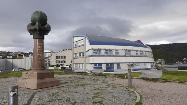 Meridian Monument Hammerfest, Finnmark Norwegen