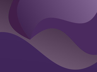 Obraz premium Elegant geometric pattern. The combination of wavy shapes of different shades of purple color. 
