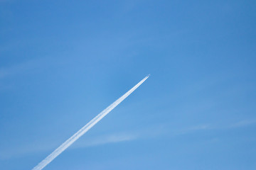 airplane in the sky