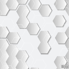 Abstract hexagonal background.