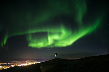 Iqaluit Northern Lights - Self Portrait