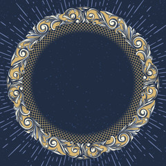 Vintage decorative ornate design