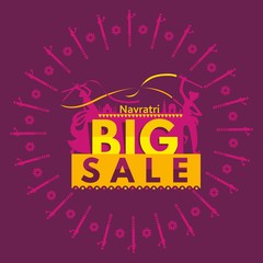 Navratri Big Sale Template Design