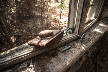 Abandoned stuff in the dead city of Chernobyl