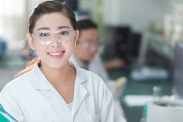 Fototapeta premium people working at laboratory