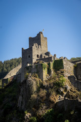 Fototapeta na wymiar Burg Manderscheid in der Eifel
