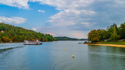 River boat in Svratka river