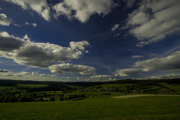 Obraz premium Die letzten Sommertage verursachen wunderschöne Landschaften