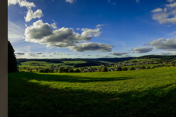 Die letzten Sommertage verursachen wundersch&ouml;ne Landschaften
