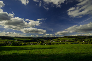 Die letzten Sommertage verursachen wundersch&ouml;ne Landschaften