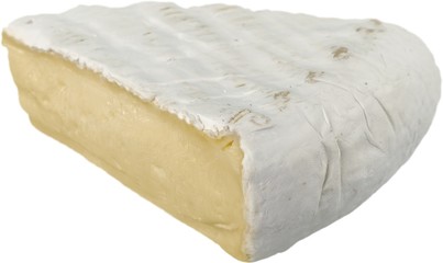 Piece of Camembert Cheese - Isolated