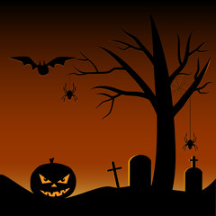 scary Halloween tree