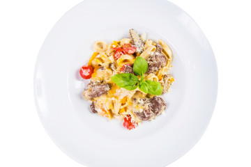 pasta with veal