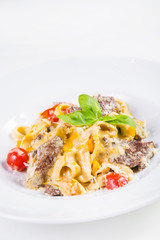 pasta with veal