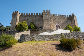 Fototapeta na wymiar Exterior of the Pombal Castle