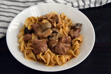 Beef Stroganoff