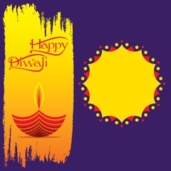 indian festival diwali greeting design
