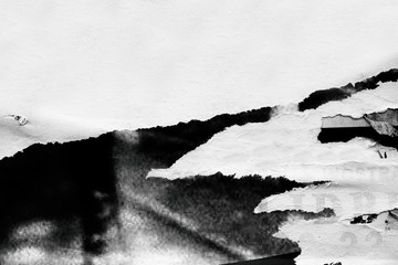 White paper ripped torn background blank creased crumpled posters placard grunge textures surface...