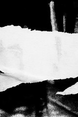White paper ripped torn background blank creased crumpled posters placard grunge textures surface...