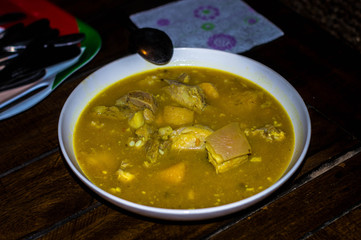 Plato de sancocho