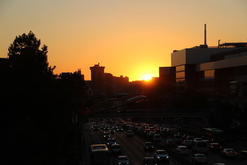 atardecer