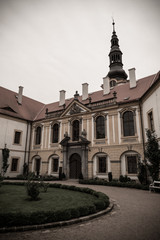 beautifull architecture of Decin castle