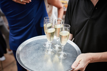 celebration, wedding, champagne