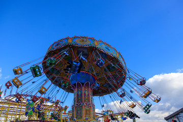 Kettenkarussell auf dem Oktoberfest / Wiesn 2018