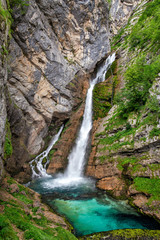 Fototapeta na wymiar Waterfall Savica