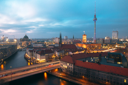 Berlin cityscape 