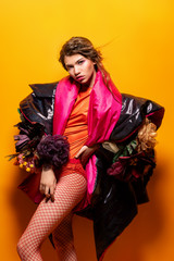 colorful fashionable look